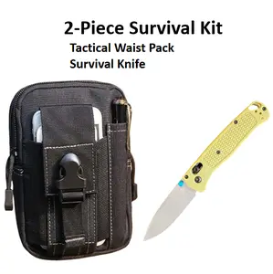 Survival Made Simple. The 2-Piece EDC Combo: A Tactical Waist Pack + Multitool Knife. Always Ready, Never Bulky.