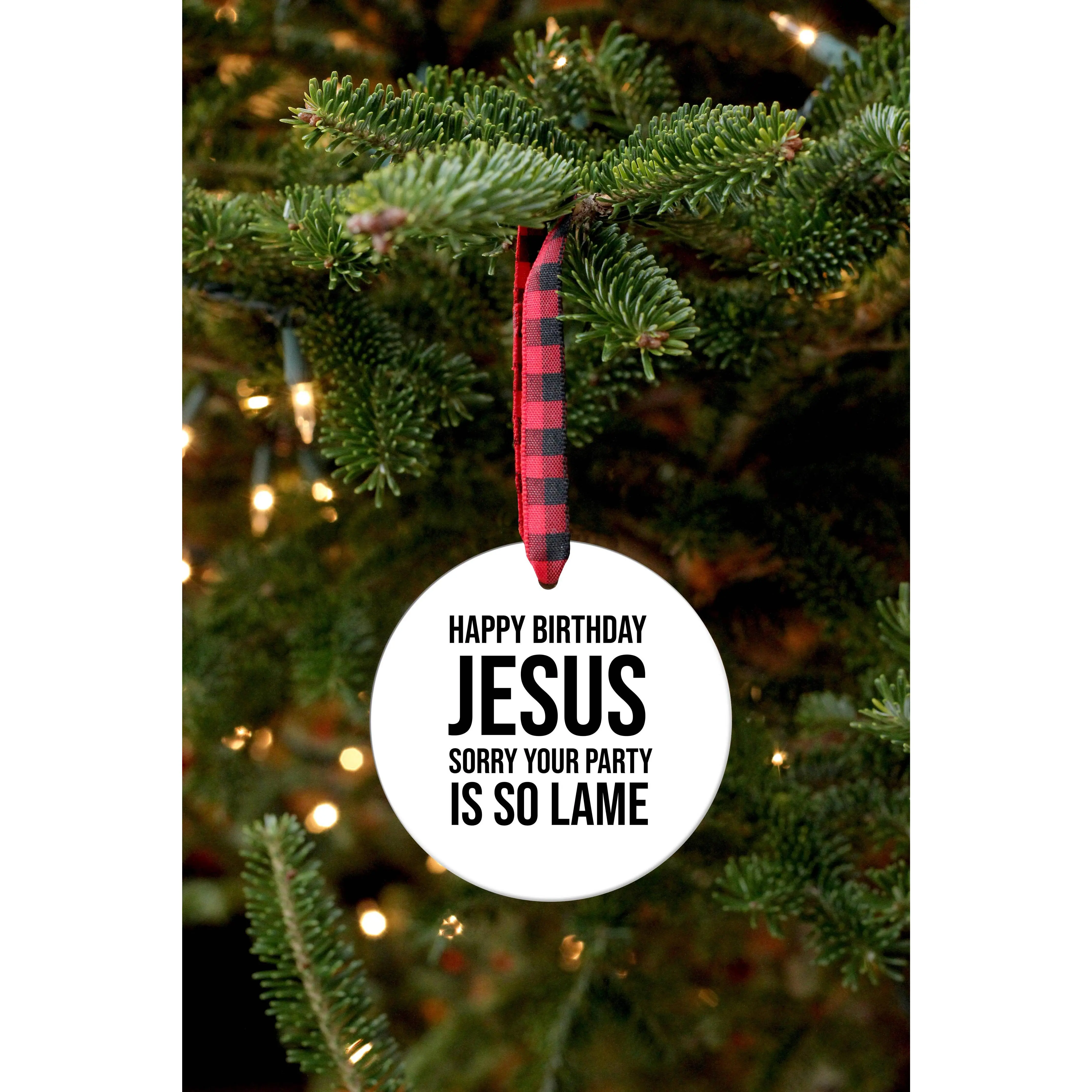Funny Office Christmas Ornament