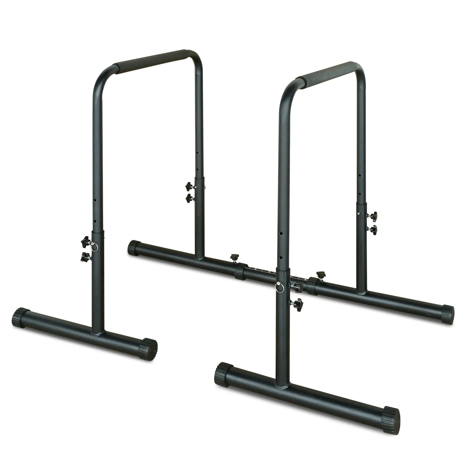 Multi-Function Power Tower Dip Station, Adjustable Height & Width Parallette Bars for Home Gym, Heavy Duty Strength Training Parallel Dip Bar Stand, Fitness Workout Machine, 550 LBS Capacity