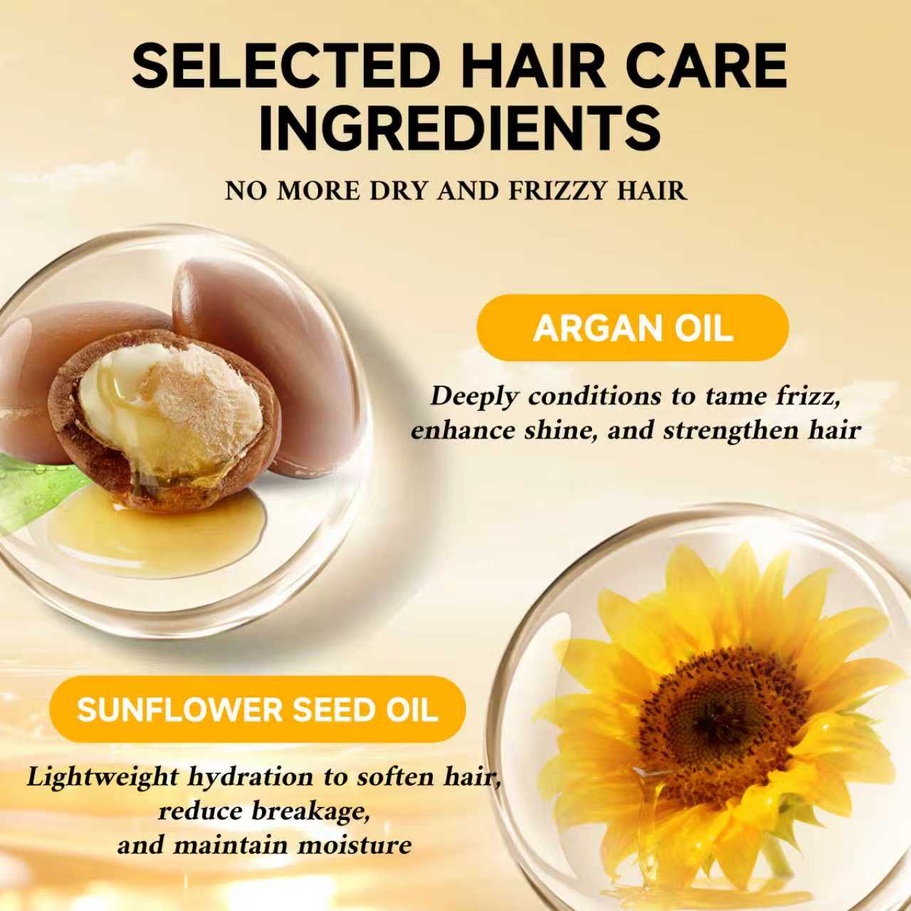 HONLINK 90ml Gold Shimmer Multi-Effect Leave-In Hair Spray ,for All Hair Types, Heat Protection, Detangling & Frizz Control, Infused with Rosemary & Argan Oil, Color Safe, Vegan HONLINK 90ml Gold Shimmer Multi-Effect Leave-In Hair Spray ,for All Hair Types, Heat Protection, Detangling & Frizz Control, Infused with Rosemary & Argan Oil, Color Safe, Vegan