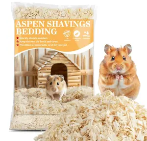Sukh 14 OZ Aspen Hamster Bedding - Aspen Shavings Pet Supplies Bedding and Litter for Guinea Pig Rabbit Snake Enclosure Horse Bunny Hedgehog Chicken Coop Reptile Chinchilla Small Animal