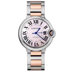 Cartier Ballon Bleu 36mm Stainless Steel Automatic Silver Dial WHP041196
