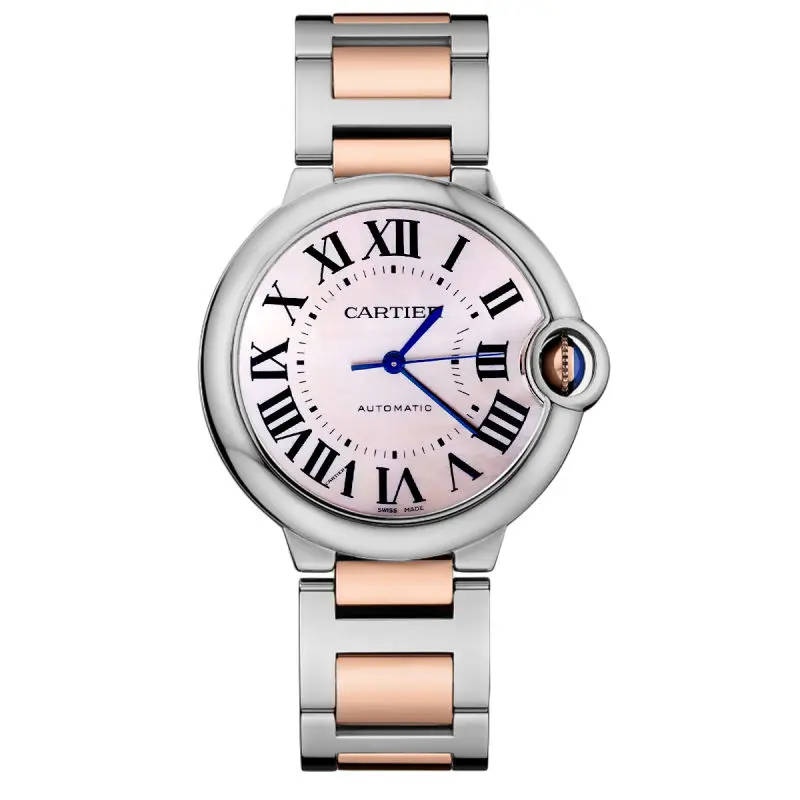 Cartier Ballon Bleu 36mm Stainless Steel Automatic Silver Dial WHP042439