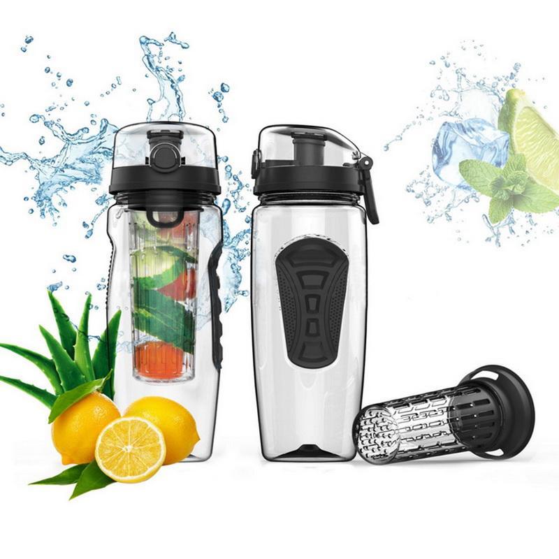 1000ml Water Fruit Infuser Water Bottles With Infuser Juice Shaker Drink Bottle Of Water