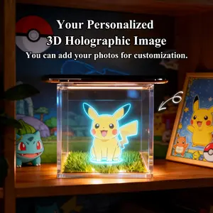 VIDEO Personalized Pet Holographic Memorial Box – DIY  Hologram Digital House Keepsake Suitable for those who love anime and games