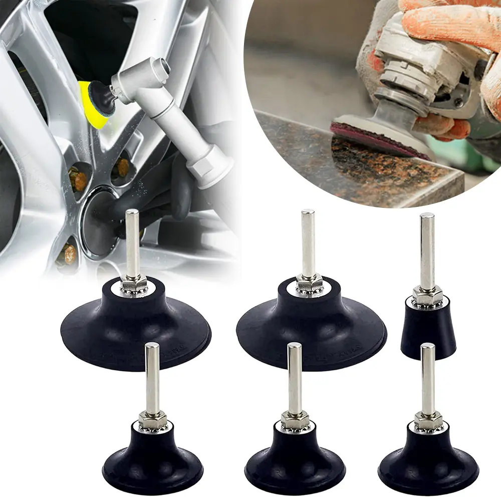 6Pcs/Set Disc Pad Holder,Universal Quick Change 2/3/1 inch Disc Holder with 1/4" Shank for Die Grinder Accessories Polishing Round Rotating Tools,Tools & Hardware,Summervibes