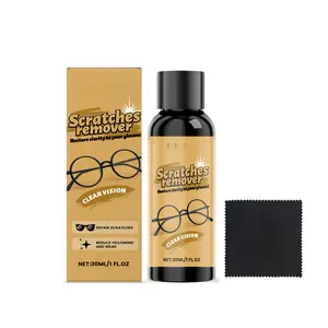 Glasses Scratch Remover Liquid Gentle Polishing Eyewear Lens Care Solution Clear Resin Glass Repair Anti Fog Anti Smudge Protective Coating Daily Use