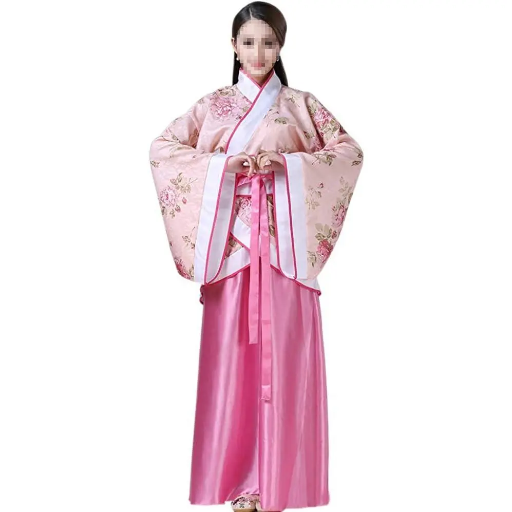 Women’s Chinese Hanfu Dress Traditional Ancient Fairy Cosplay Costume for Halloween & Carnival Parties