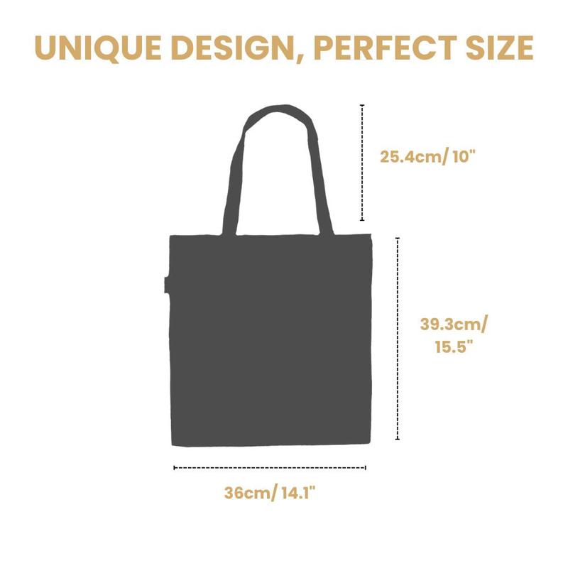 Polish Folk Art Flower Black Flat Bag