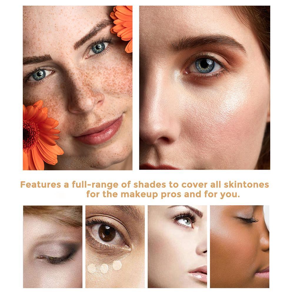 【live】Aliver Colour Changing Liquid Foundation, BB Cream Makeup Base, Concealer & Hydrating Moisturizer for All Skin Tones, SPF15, Pack of 1