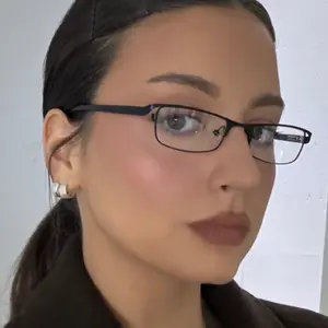 BLINDSIDED Small Clear Rectangular 90s Glasses