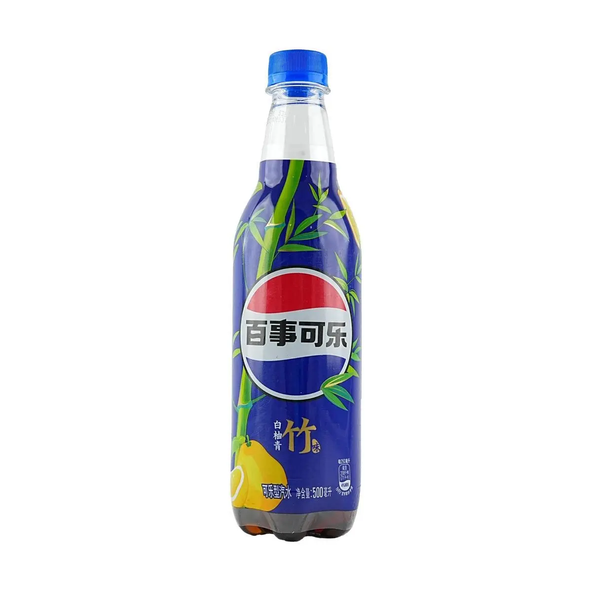 PEPSI White Pomelo Bamboo Flavor Soda - Mainland China Edition, 500ml Bottle