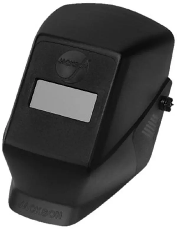 Jackson Safety 138-14979 Thermoplastic Welding Helmet - HSL1 Passive Lens, 13.8 oz, Cover Plate, Extended Front, Increased Throat Protection, Narrow Shell Design, Polycarbonate, Meets ANSI Z87.1 Standards