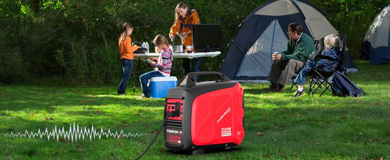 PowerSmart(HB5020C) 2500-Watt Portable Inverter Generator with Quiet Technology and CO Protect