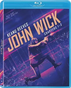 John Wick: Chapters 1-3  [BLU-RAY MOVIE] 3 Pack,