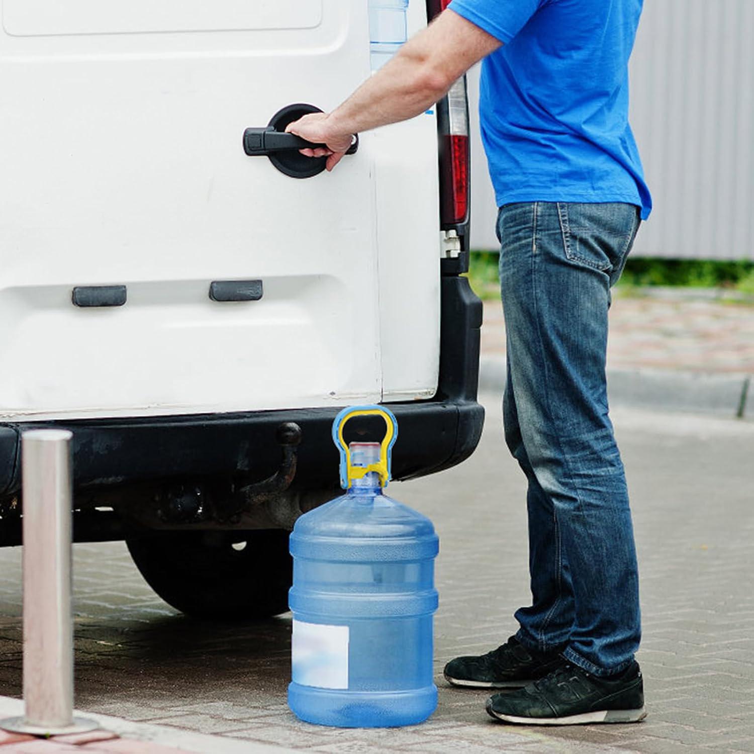 WCOLUE 2 Pack 5 Gallon Water Bottle Holder, Plastic Non-Slip Water Bottle Lift Handles, Energy Saving Water Jug Handle Drinking Water Bottles Handles, Ergonomic Grip Handle Carrier WCOLUE 2 Pack 5 Gallon Water Bottle Holder, Plastic Non-Slip Water Bottle Lift Handles, Energy Saving Water Jug Handle Drinking Water Bottles Handles, Ergonomic Grip Handle Carrier