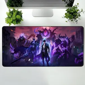 Solo Leveling Gaming Desk Mat, Solo Leveling Anime Mouse Pad, Keyboard Mat, Anime Desk Mat For Office, Gift For Gamer