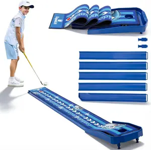 Superkit Youth Golf Putter Mats for Kids Blue Pink Green Options Safe Engaging Practice for Junior Golfers Ages putting golf