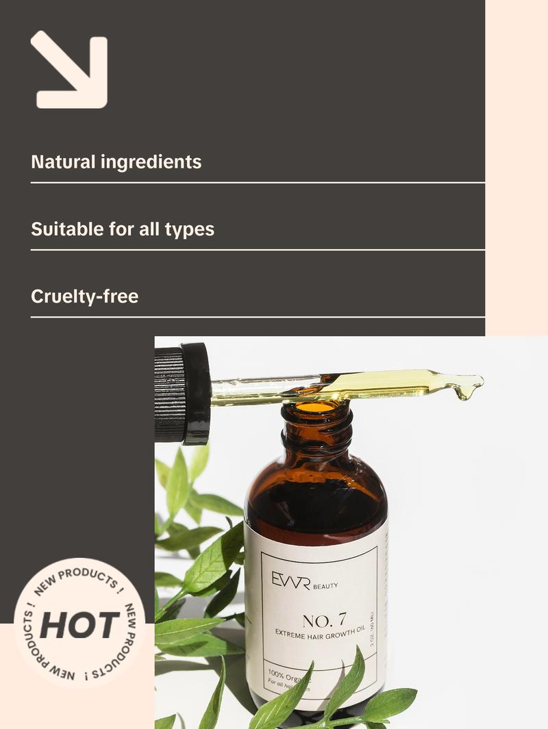 EVVR Beauty NO. 7 EXTREME HAIR GROWTH OIL