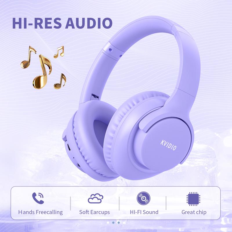 Over-Ear Headphones With Microphone, Lightweight Foldable & Portable Stereo Bass Headphones, Hands-Free Calling, Ideal For Gaming & PC & Mobile Phones Use, Foldable Headphones Black Audio  #TikTokShopHolidayHaul