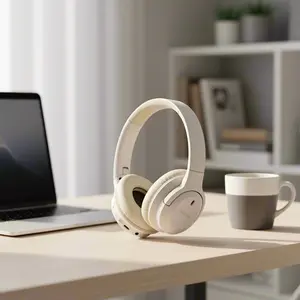 Gorsun Wireless Bluetooth ANC Noise Cancelling Music Headphones Over Ear Couples Gift For Walking And Cycling Sports Compatible With Samsung Huawei Apple Devices air  watch audifonos baratos max airpods bluetooth-compatible creative gear black pod