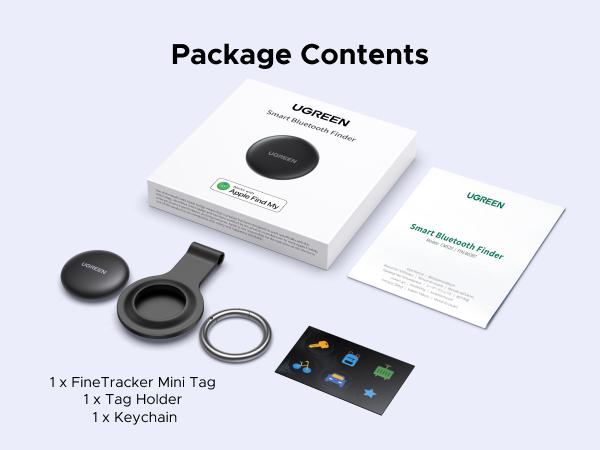 UGREEN Finder Tag Compatible with Apple Offcial Chip (for iOS Only), Anti-lost for Car Key Wallet Luggage Passport with Alarm& Left-Behind Remind Slim Bluetooth Tracker,Gps Signal Protector Smart Tracking ,TikTokShopBlackFriday ,#TikTokShopHolidayHaul