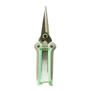 Garden Scissors Pruning Shears Sharp Stainless Steel Non-Stick Teflon Coating Blade for Precise Cuts Garden Snip Bonsai Clippers for Plants Rose Flower