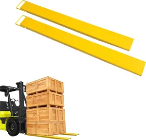 Garvee  Heavy Duty Fork Extensions for Forklift – 5.5" Width, Fits 5" Forks, 1 Pair Pallet Fork Extensions with 4400 Lbs Capacity