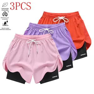 Women’s 3-Piece Quick-Dry, Breathable, Anti-Exposure Sports Shorts Set – New for 2026