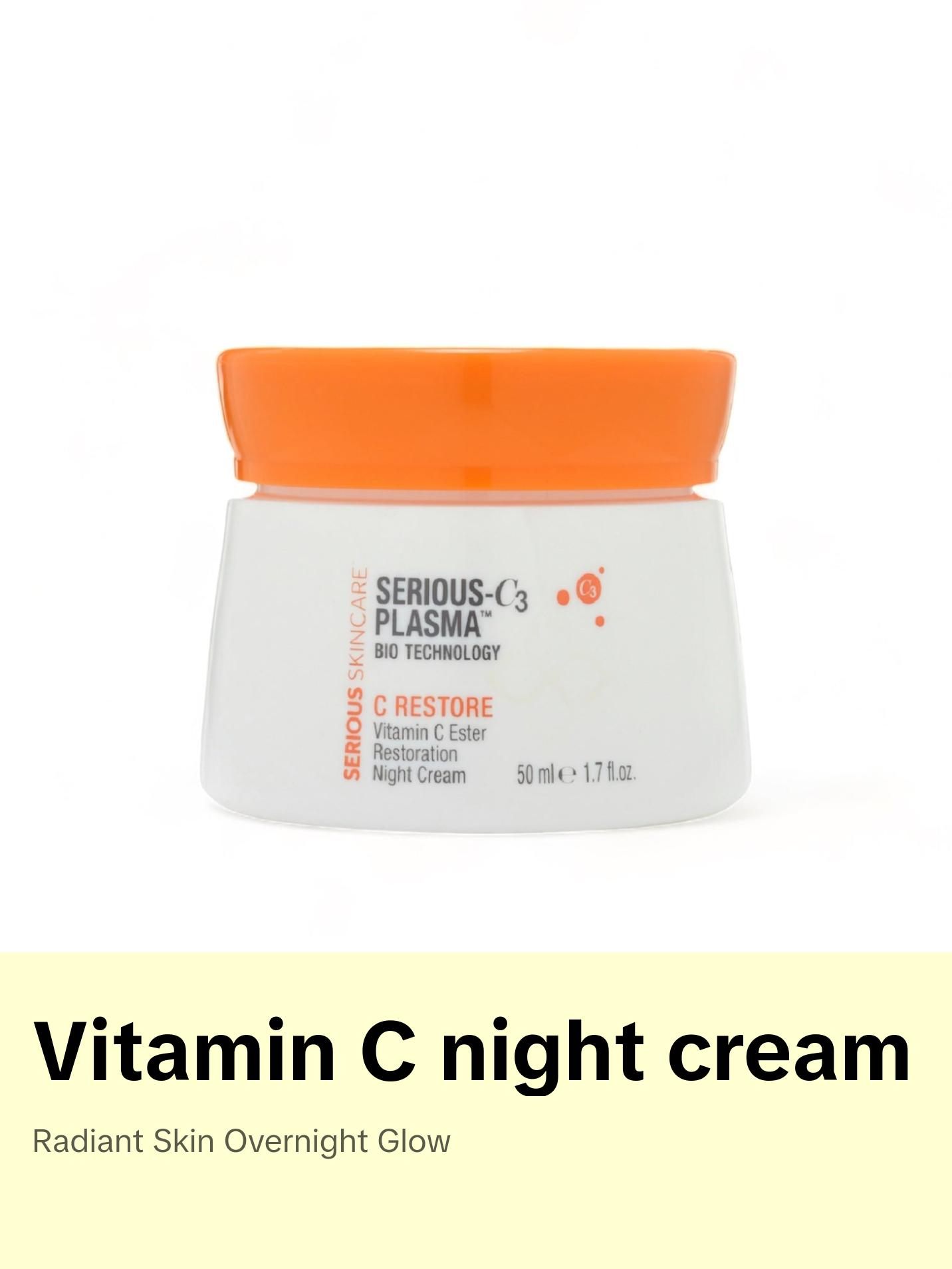 Serious C3 Vitamin C Night Cream – Anti-Aging Restore Treatment