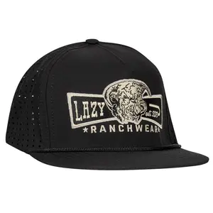 Lazy J Ranch Black Diamond Banner Performance Rope Trucker Hat