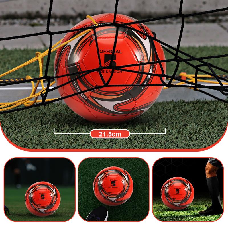 Professional Soccer Ball Size 5 Official Soccer Training Football Ball Competition Outdoor Football Red