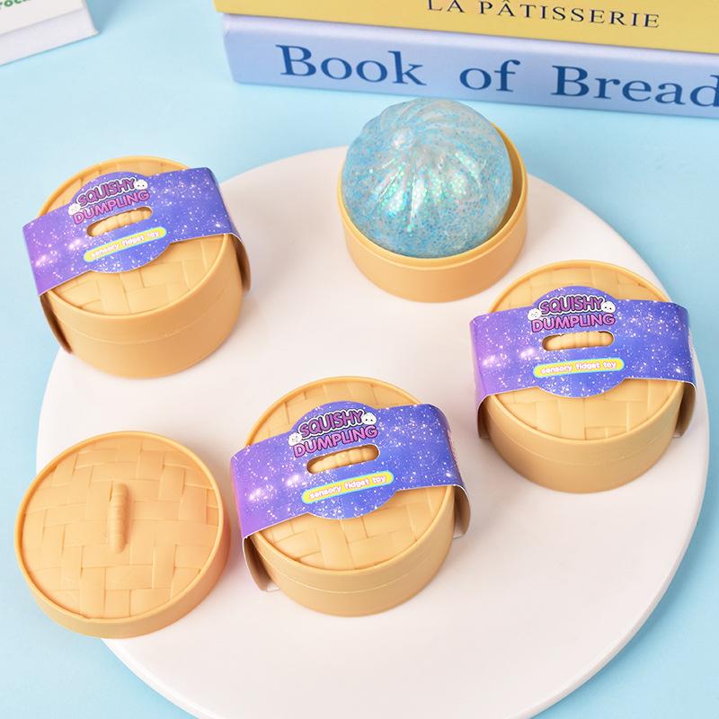 Kawaii Squishy Dumpling - Soft TPR Unboxing Surprise Squish Toy for Kids & Adults, Perfect Blind Box Stress Relief Gift for Holidays Kawaii Squishy Dumpling - Soft TPR Unboxing Surprise Squish Toy for Kids & Adults, Perfect Blind Box Stress Relief Gift for Holidays