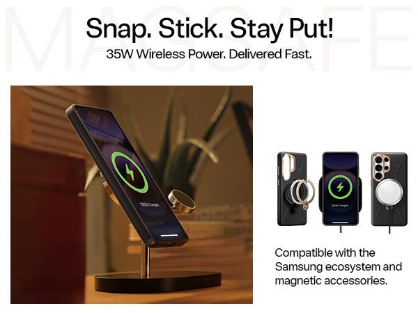 TORRAS Vegskin for Samsung S26Ultra with 360° Ring Stand & Protection 4-Meter Anti-Fall Shockproof Cover&Phonecase&Magesafe