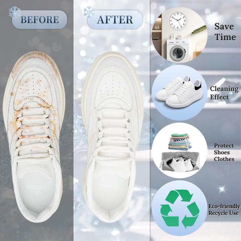 Shoe Washing Machine Bag, Laundry Shoe Bag for Washer and Dryer,1Pcs Reusable Shoe Bag for Washing Machine Fit Most Shoes Types