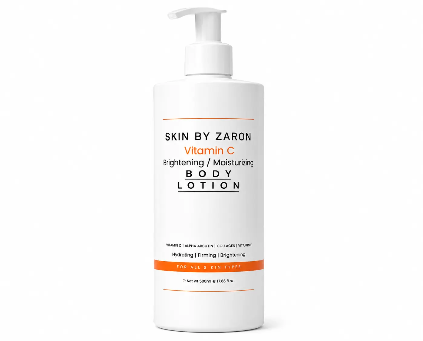Skin By Zaron Vitamin C Body Lotion Brightening Moisturizing 500ml