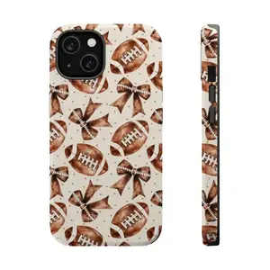 Coquette Football Phone Case Compatible Tough Cases
