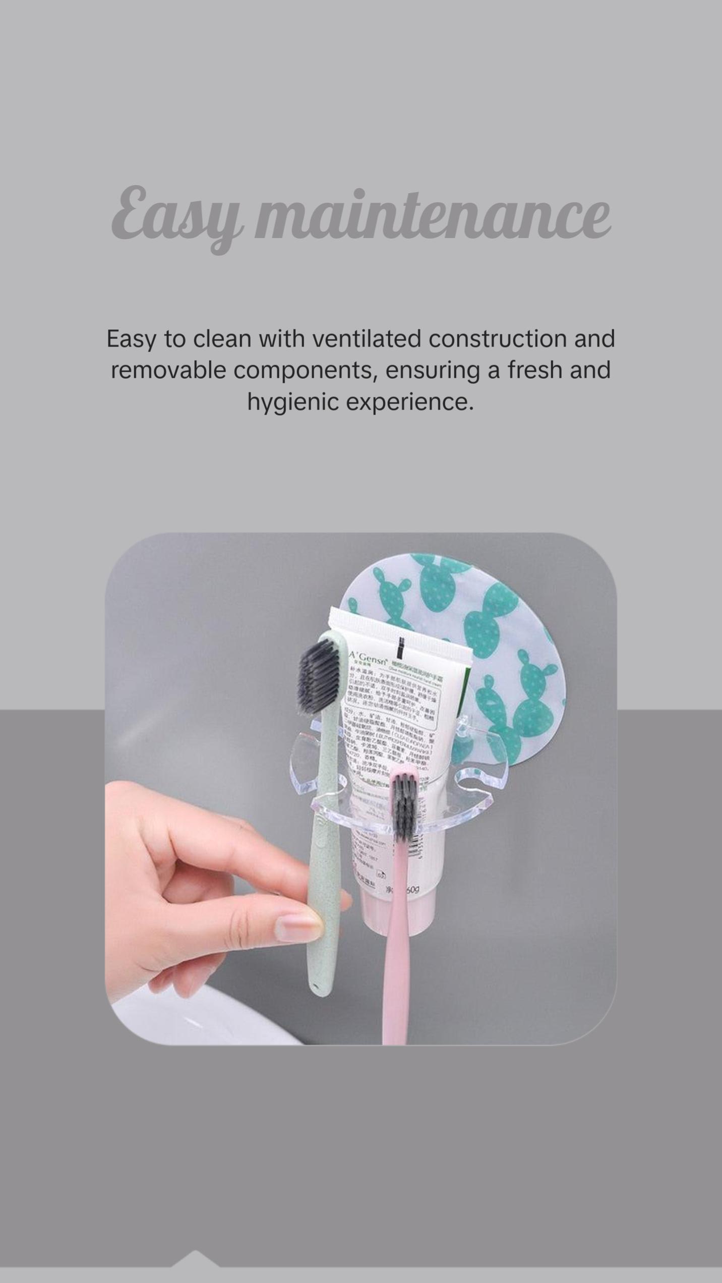 Toothpaste Dispenser, 2 PCS Automatic Toothpaste Squeezer Dispenser for Kids & Family Shower, is Wall Mount Bathroom Accessories with Super Sticky Suction Pad Toothpaste Dispenser, 2 PCS Automatic Toothpaste Squeezer Dispenser for Kids & Family Shower, is Wall Mount Bathroom Accessories with Super Sticky Suction Pad