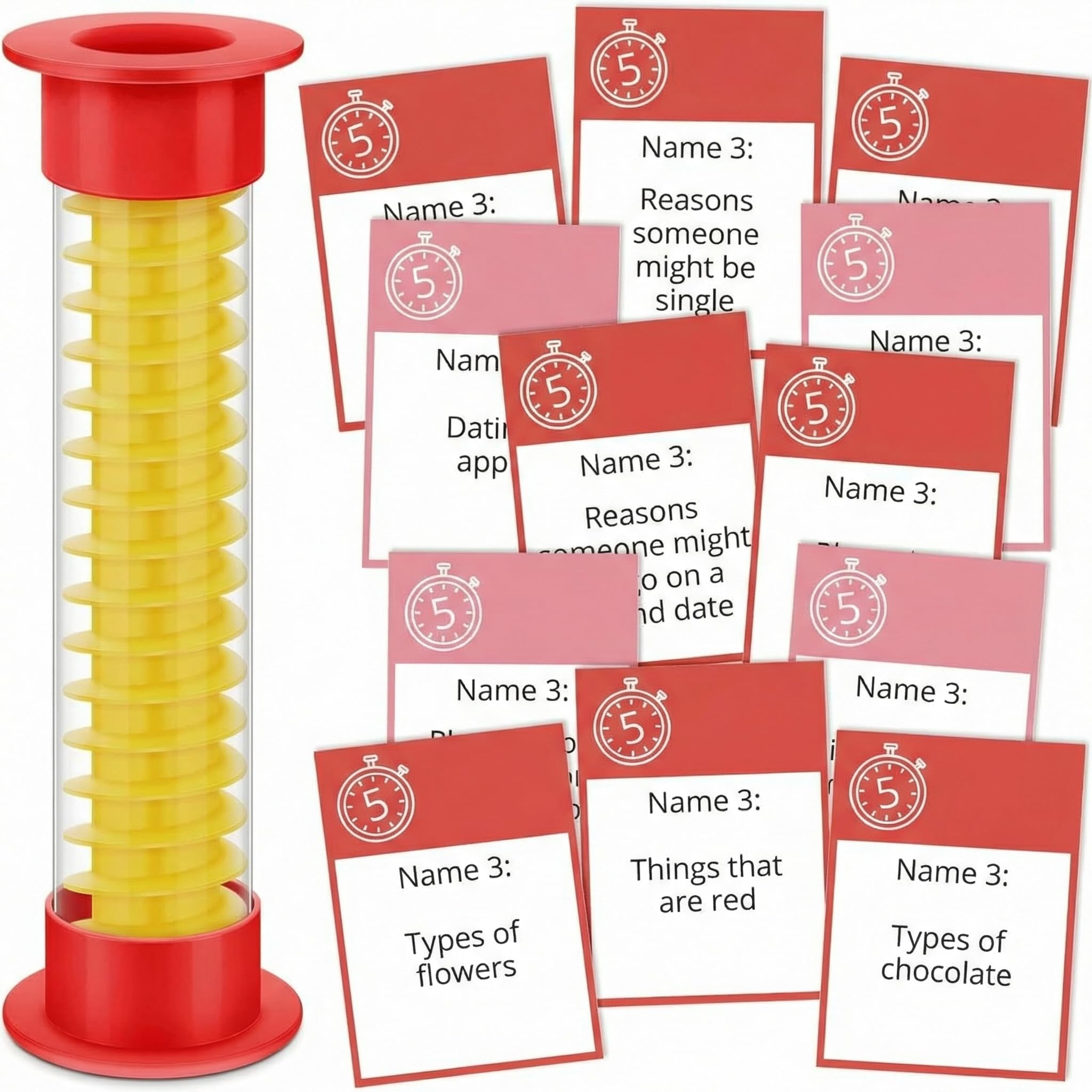 Easter Hack Fast Answer Card Game with 72 Cards & Timer, Hilarious Party Game for 2-10 Players,Quick Easy Setup Valentine's Day Galentine Night Party Card Game for Adult Family Friends Couple Easter Basket Stuffer Easter Hack Fast Answer Card Game with 72 Cards & Timer, Hilarious Party Game for 2-10 Players,Quick Easy Setup Valentine's Day Galentine Night Party Card Game for Adult Family Friends Couple Easter Basket Stuffer