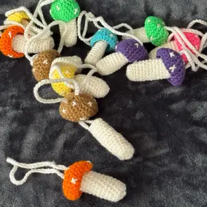 Crocheted chapstick holders