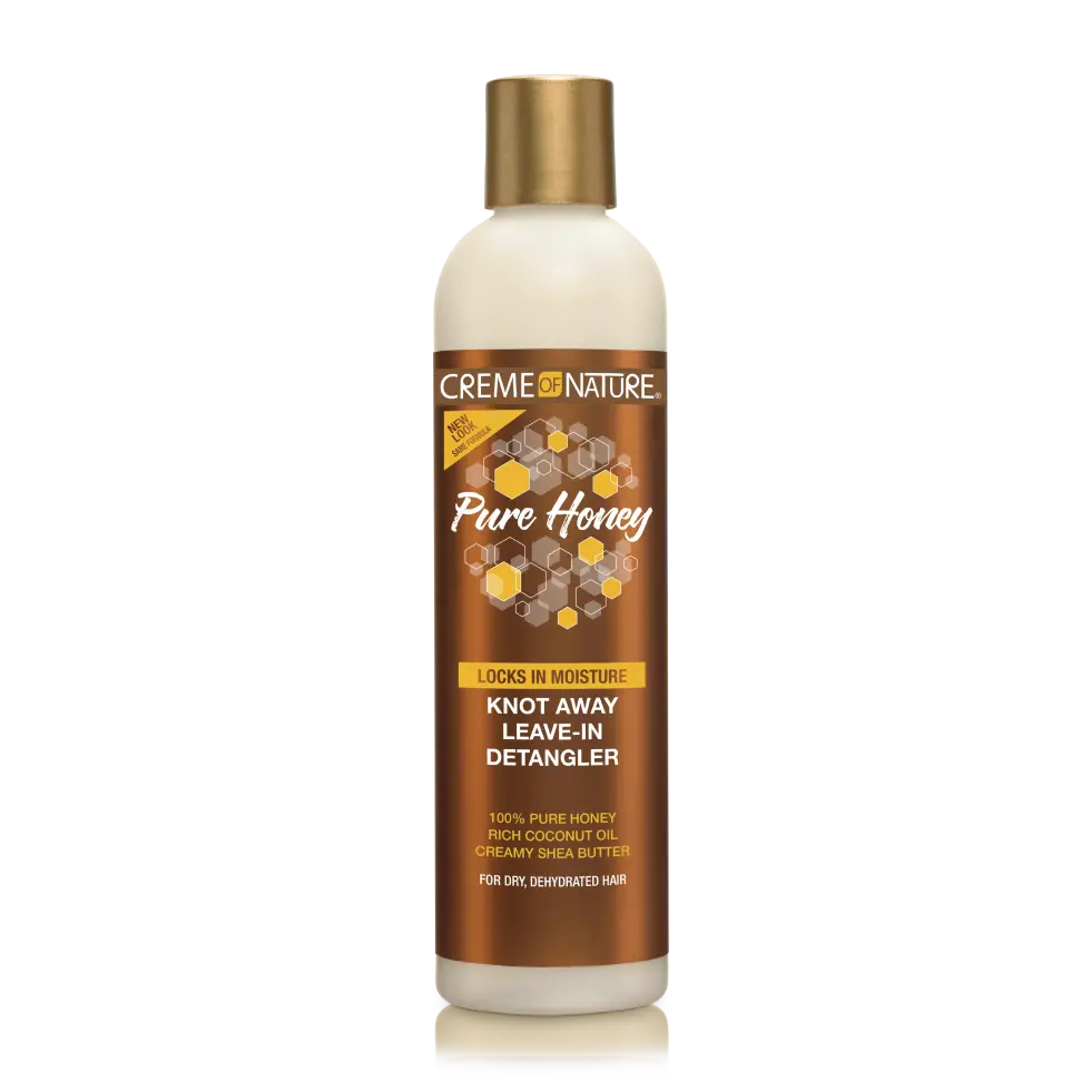 Leave-In Detangler & Hair Moisturizer with Honey & Coconut, Hydrating Formula for Curly Hair Care, Repairs Knots & Split Ends, 8 oz, Haircare, Hydrate, Moisturizing, Natural Hair Oil