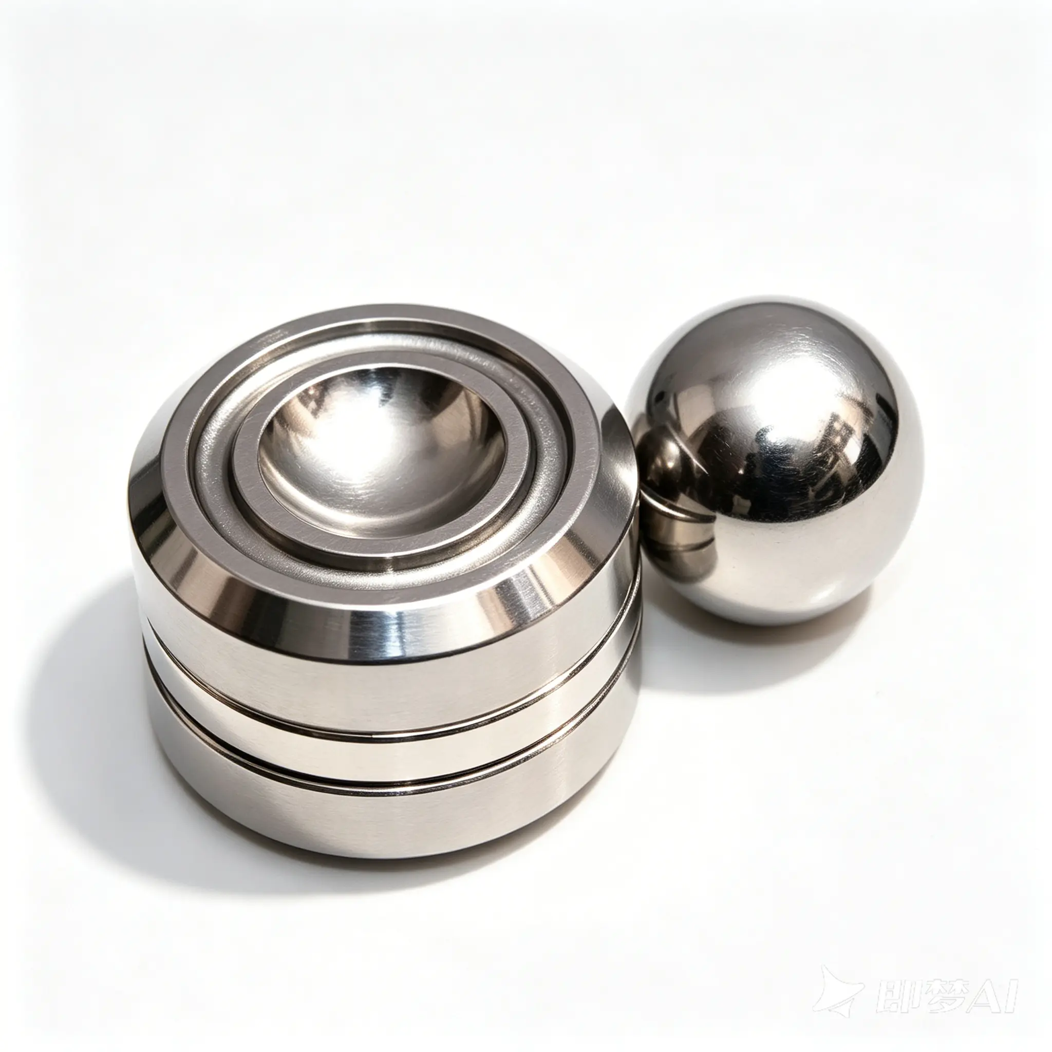 Metallic Magnetic Gyroscope Miniature Unisex Fidget Finger Toy, Simple Magic Puzzle Toy for Adults, Decompression Fidgeting Satellite Gift
