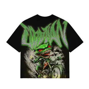 MIXED EMOTION GOBLIN RHINESTONE TEE clothing gift - graphic tee - shirt top men - trendy casual top