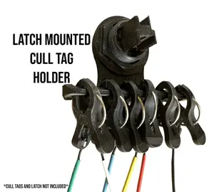 Latch Mounted Cull Tag Holder / Organizer For Tournament Fishing Boats