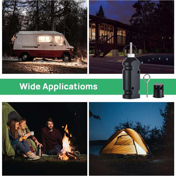 Metal Perimeter Travel Alarm No 12 Camping Trip Wire Alarm Outdoor Campground Safety System Early Warning Security System Property Bear Deterrent