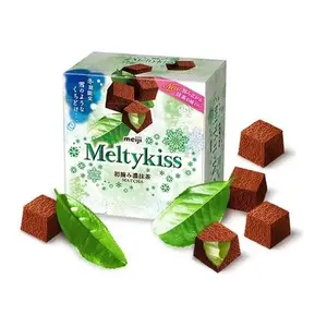 Meiji Meltykiss Chocolate Candy Matcha Soft Melting 53 g Box Meiji Meltykiss Chocolate Candy Matcha Soft Melting 53 g Box