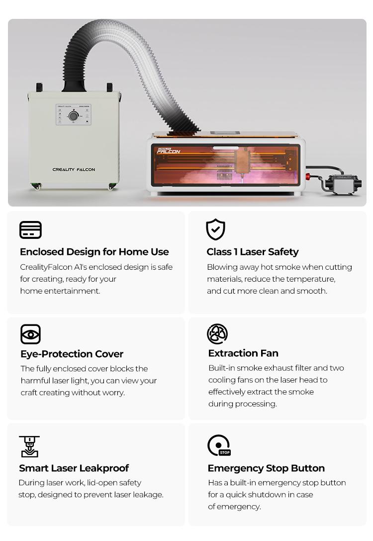 Creality Falcon A1 10W Laser Engraver