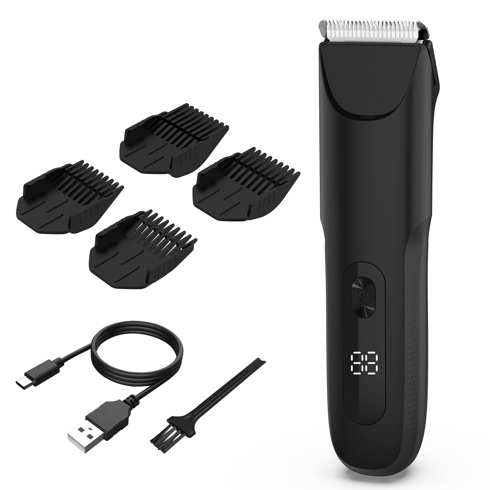 Men's Electric Body Hair Trimmer Rechargeable Cordless with Smart Digital Display USB Charging High-Speed Motor Painless Grooming for Legs Underarms Bikini Shaver Men's Electric Body Hair Trimmer Rechargeable Cordless with Smart Digital Display USB Charging High-Speed Motor Painless Grooming for Legs Underarms Bikini Shaver