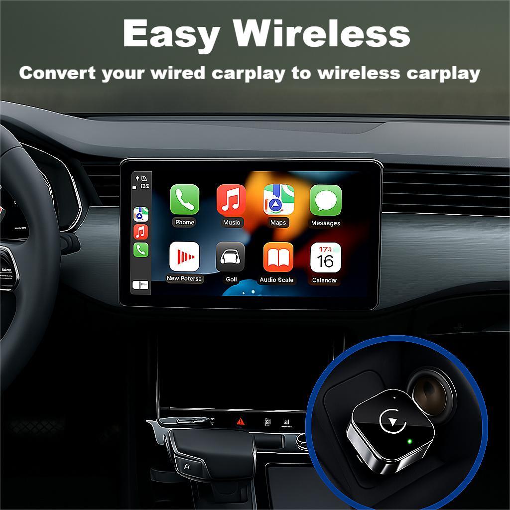 Wireless carplay Adapter (2026) for iPhone/Android - Fast Connection,No Latency,Hands-Free Call wireless adapter Electronic Charger carplay dongle