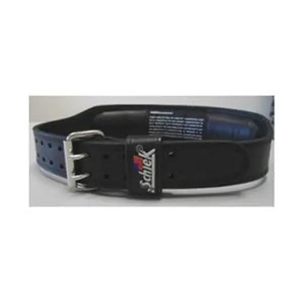 Schiek Sports Jay Cutler Signature Genuine Leather Weightlifting Belt - 4-Inch Tapered Back, Heavy-Duty Buckle, Custom Logo Embroidery for Powerlifting Support, Black, Medium (31-36" Waist)